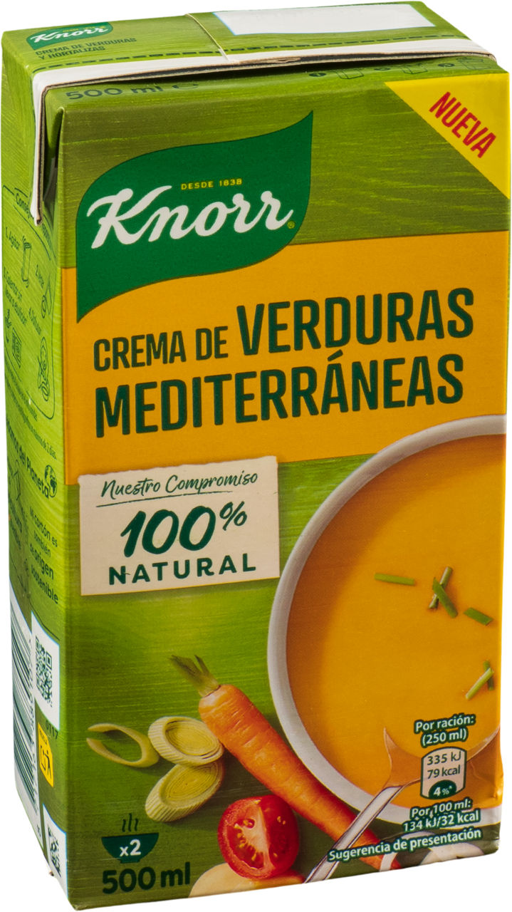 KNORR® - Crema de verduras mediterráneas Knorr