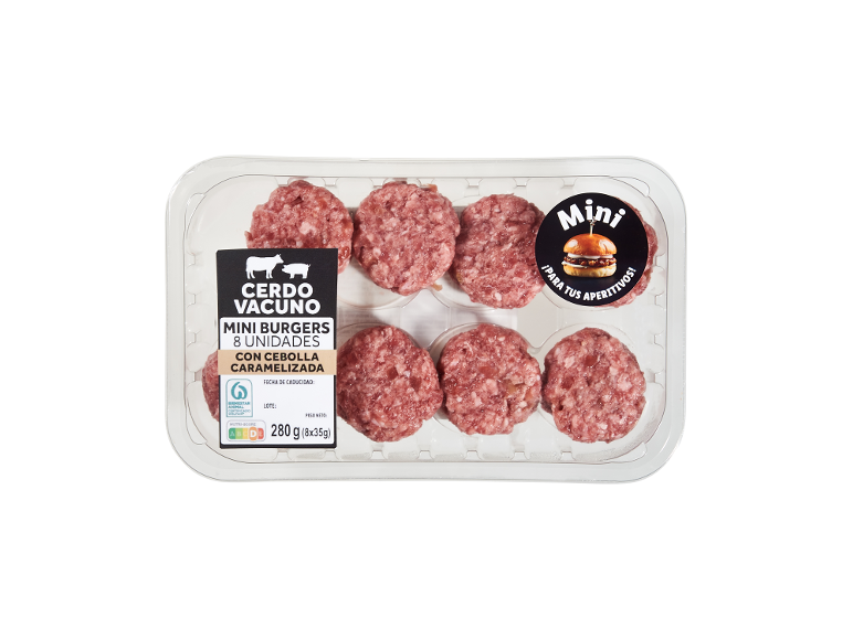 REALVALLE - Mini burger mixta con cebolla caramelizada