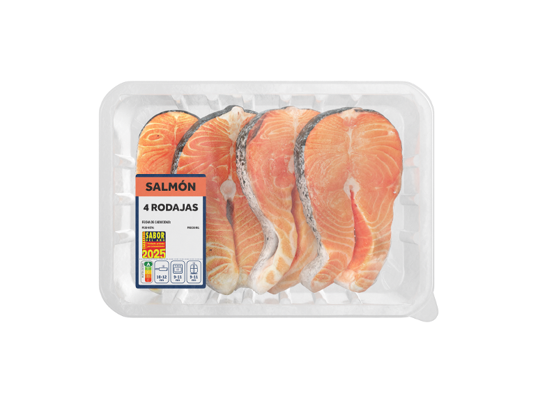 Rodajas de salmón