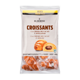 EL HORNO® Croissant relleno de crema de cacao y avellanas