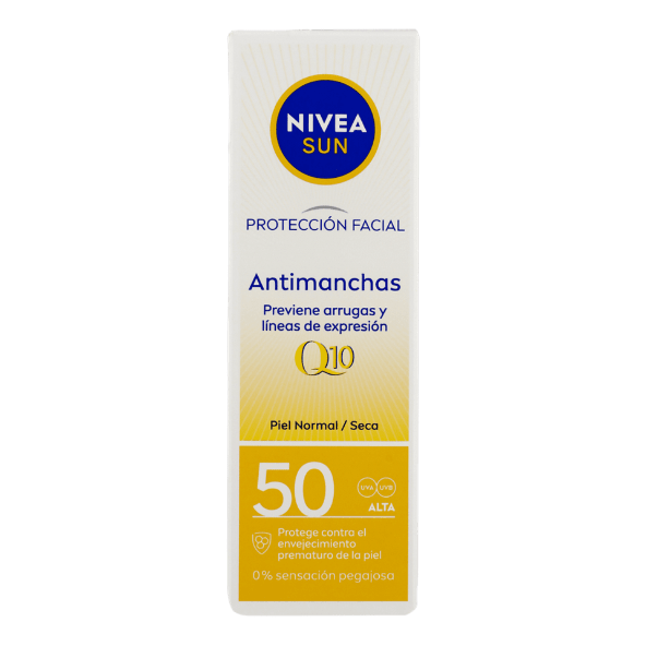 NIVEA® - Crema facial solar Q10 FPS 50