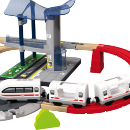 LUPILU® - Set de tren de madera XL