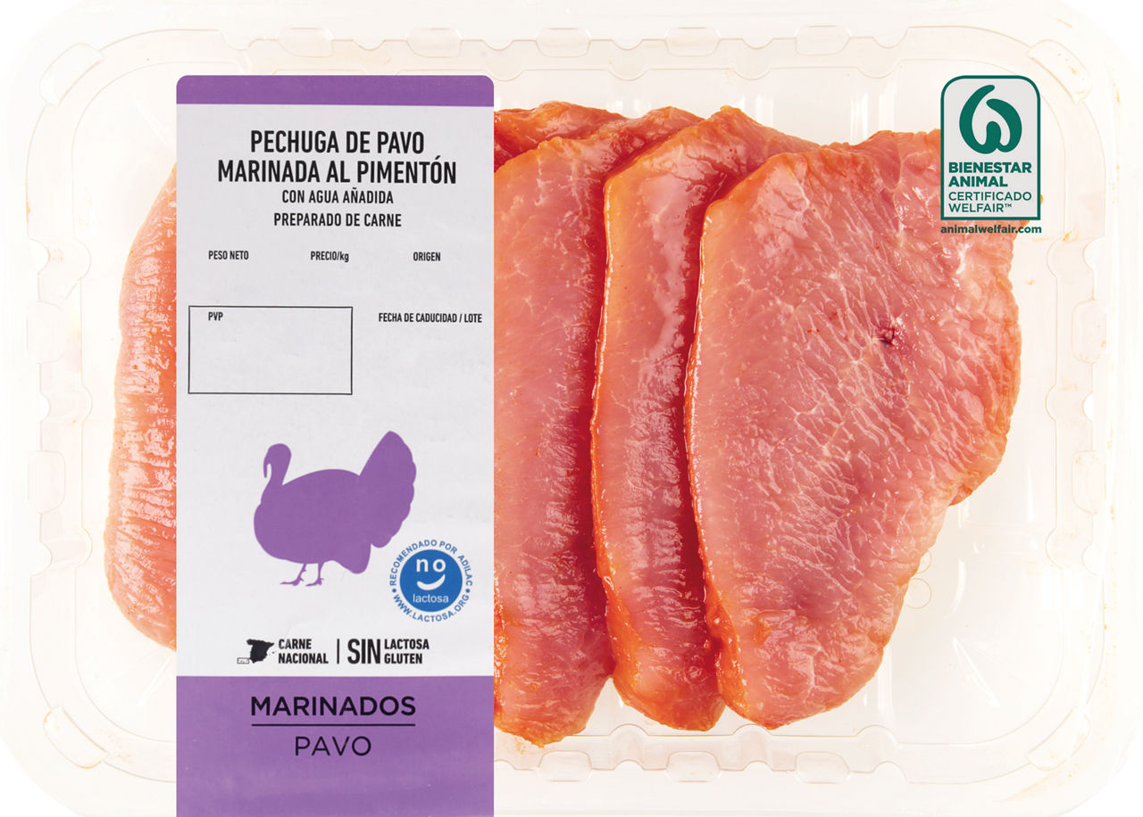 Pechuga de pavo al pimentón