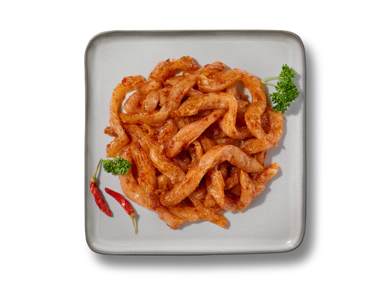 REALVALLE - Tiras de pechuga de pollo estilo Harissa
