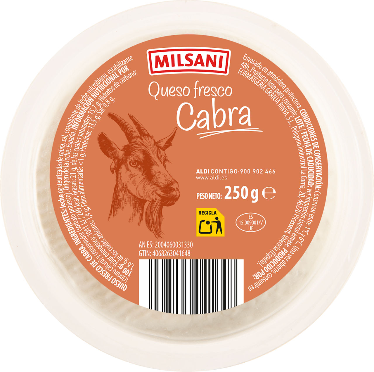 MILSANI® - Queso fresco de cabra