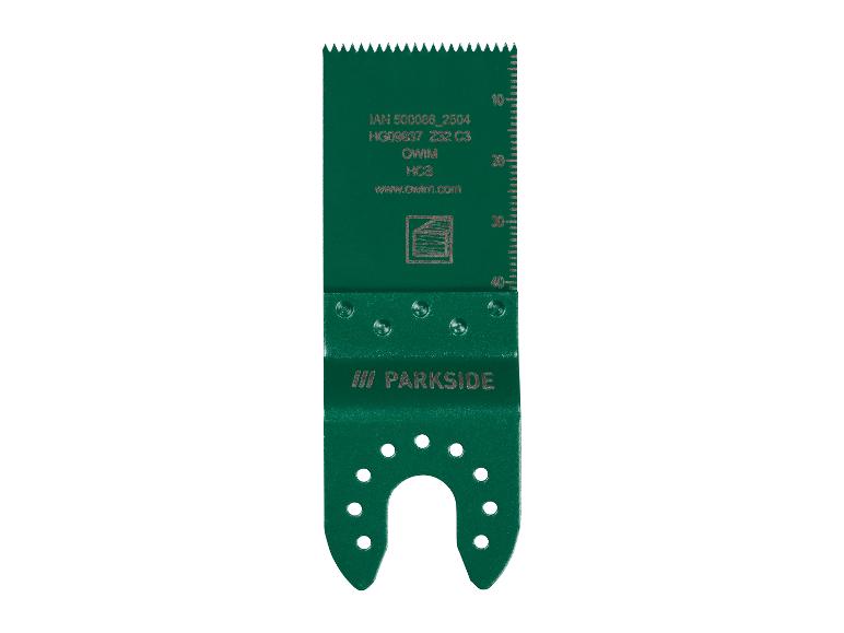 PARKSIDE® - Hoja de sierra segmentada HCS Z85 / Hoja de sierra de inmersión HCS Z32 / Hoja de sierra de inmersión HCS/HSS Z20 / Hoja de sierra de diamante Z64 / Placa lijadora RIFF
