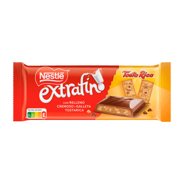 NESTLÉ® - Tableta Nestlé de chocolate con leche con relleno cremoso y TostaRica