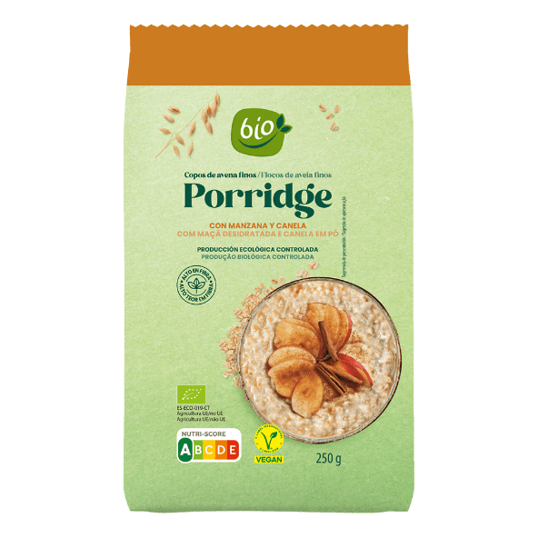BIO® - Porridge con manzana ecológico sin gluten