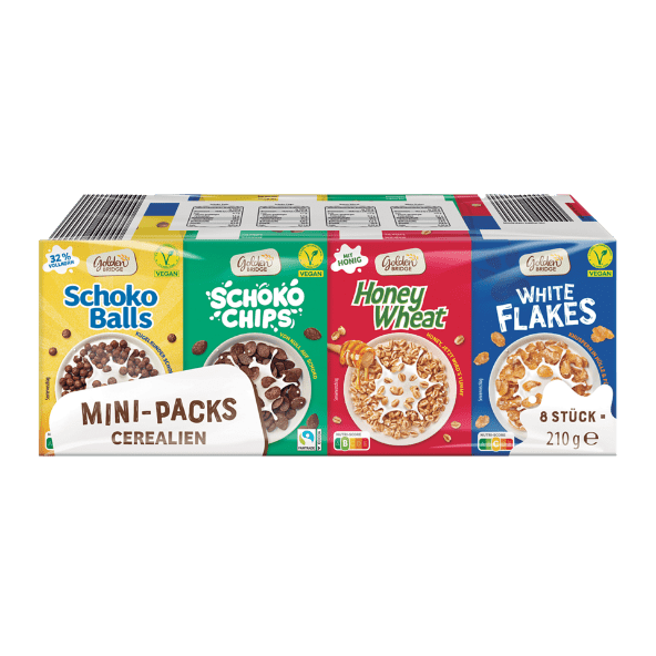 GOLDEN BRIDGE® - Pack de cereales mini