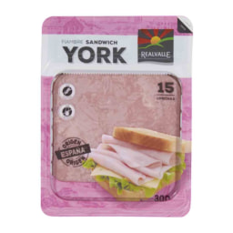 York sándwich en lonchas