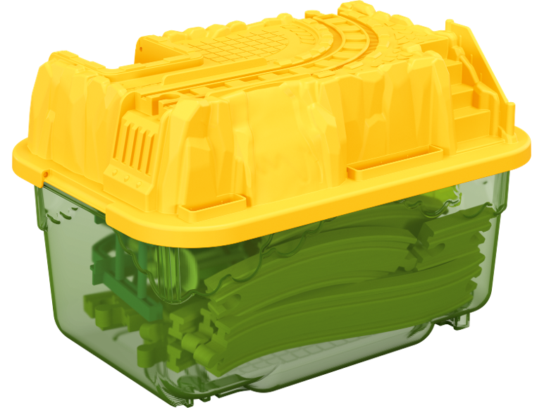 LUPILU® - Set de tren de madera 42 piezas