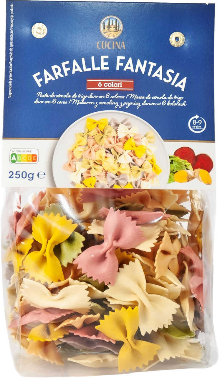 CUCINA® - Farfalle de 6 colores