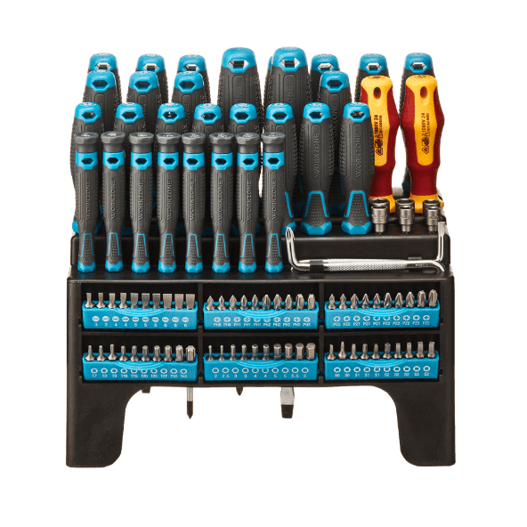 WORKZONE® - Set destornilladores y bits