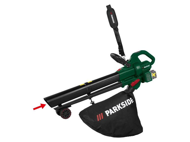 Aspirador/soplador de hojas a batería de 40 V »PALSB A1« sin baterías ni cargador