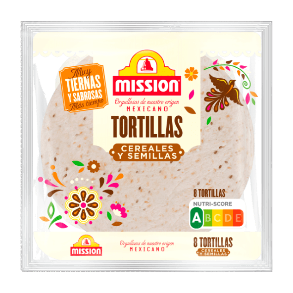 MISSION® - Tortillas de cereales y semillas
