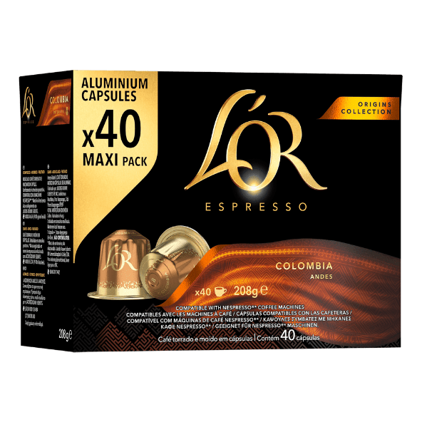 L'OR® - Capsulas de café Colombia