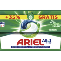 Ariel® Ariel Detergente cápsulas Pods 25+9 lav