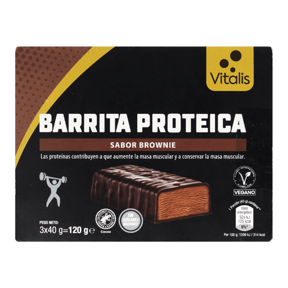 VITALIS® - Barrita proteica sabor brownie