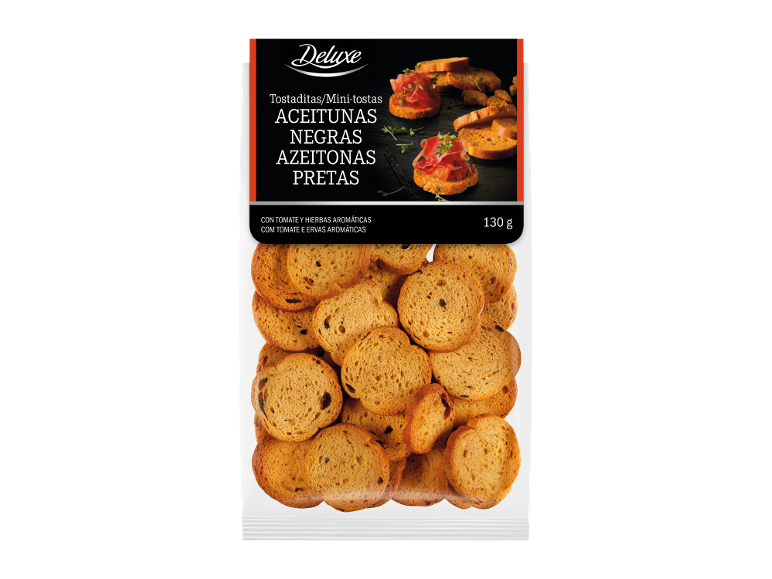 Tostaditas con aceitunas