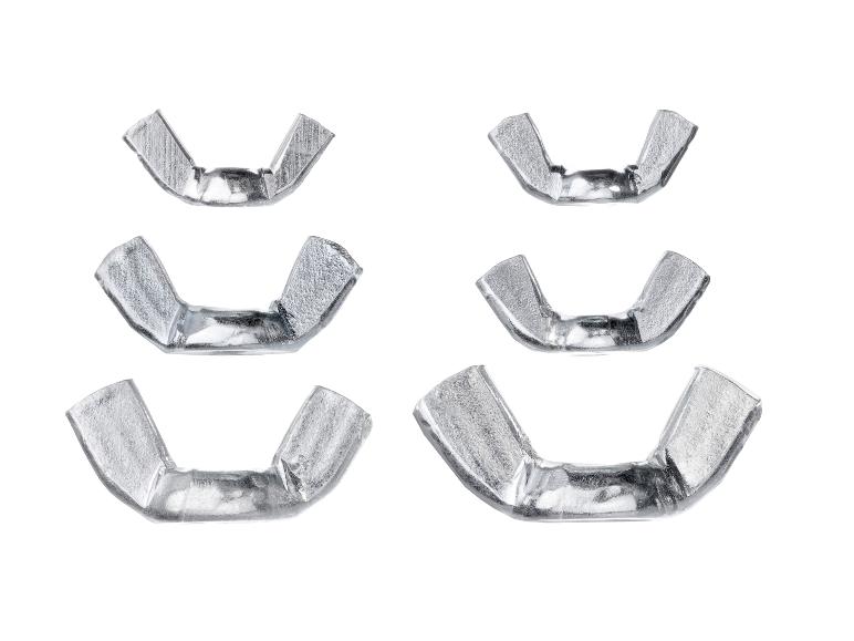 Surtido de tuercas de mariposa / Surtido de tornillos prisioneros / Surtido de chavetas / Surtido de clavos