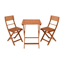 BELAVI® - Conjunto de mesa y 2 sillas