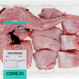 Conejo troceado