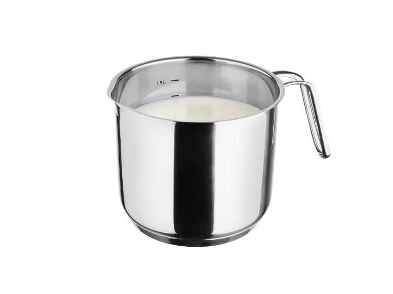 SILVERCREST® - Cazo para leche de acero inoxidable