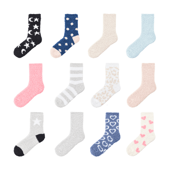 UP2FASHION® - Calcetines suaves efecto pelo