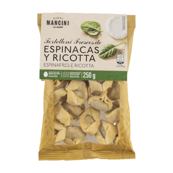 MAMMA MANCINI® - Tortelloni frescos de espinacas y ricotta