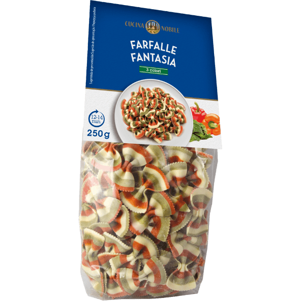 CUCINA® - Farfalle de  3 colores