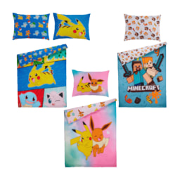 MINECRAFT/POKEMON® - Funda de edredón y almohada