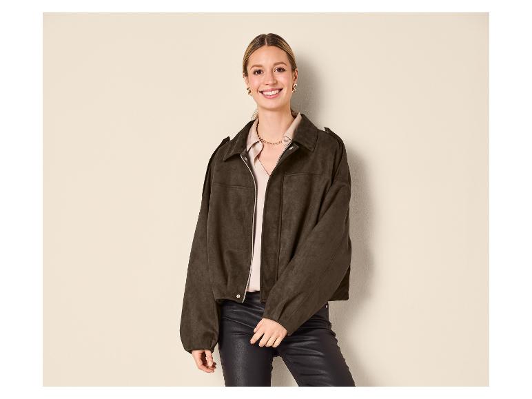 Chaqueta bomber de terciopelo para mujer