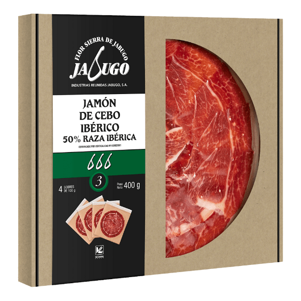 FLOR SIERRA DE JABUGO® - Maletín de jamón de cebo ibérico 50% R.I.