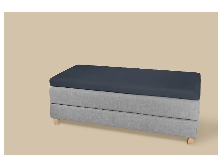 Sábana bajera ajustable bielástica para cama Boxspring 90-100 x 200 cm