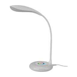 Lámpara LED de escritorio con base multicolor ajustable
