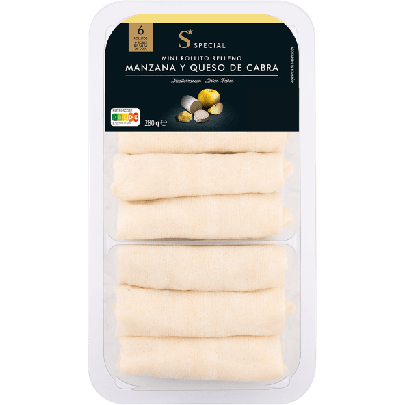 SPECIAL® - Minirollito relleno de queso de cabra y manzana