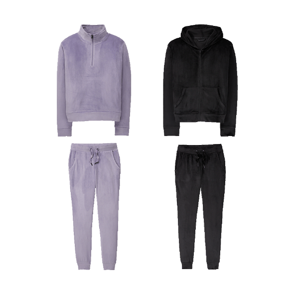 UP2FASHION® - Chándal de terciopelo