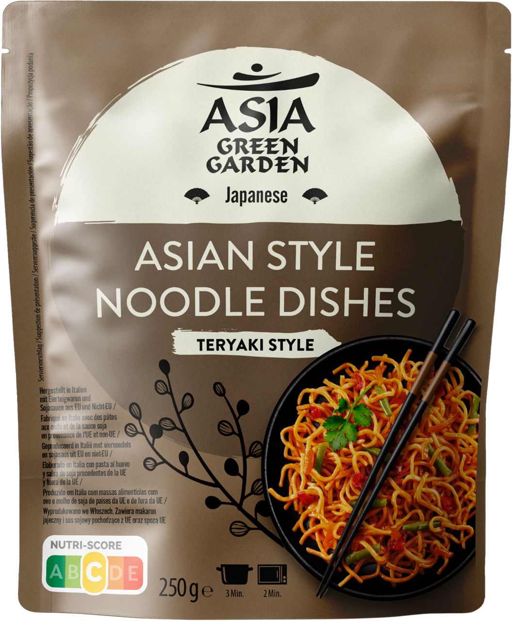 ASIA GREEN GARDEN® - Fideo de arroz estilo teriyaki