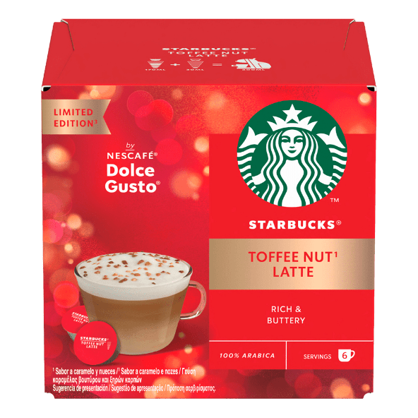 STARBUCKS® - Cápsulas Toffe Nut Latte