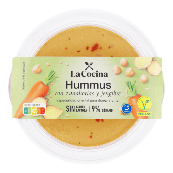 LA COCINA® - Hummus con zanahoria y jengibre
