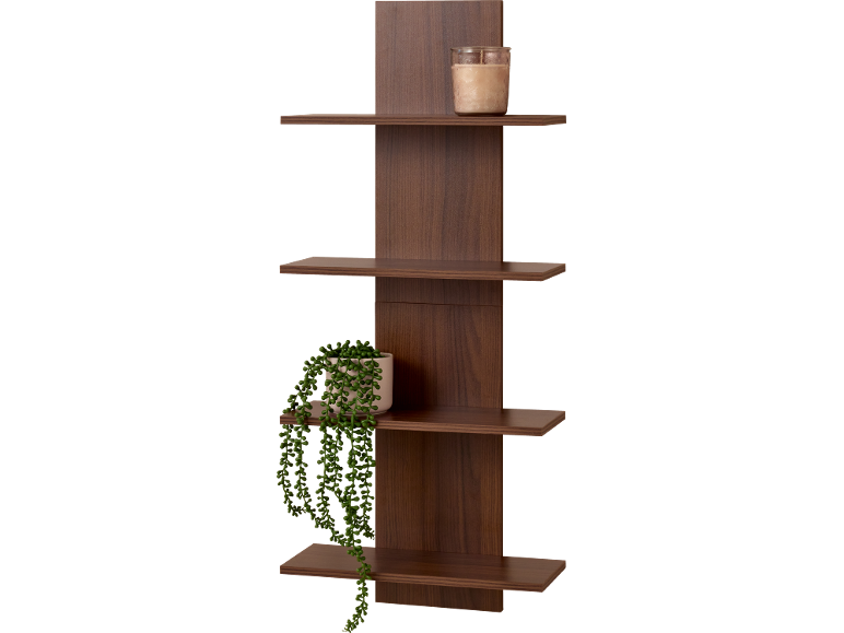 Estante de pared, imitación madera de roble