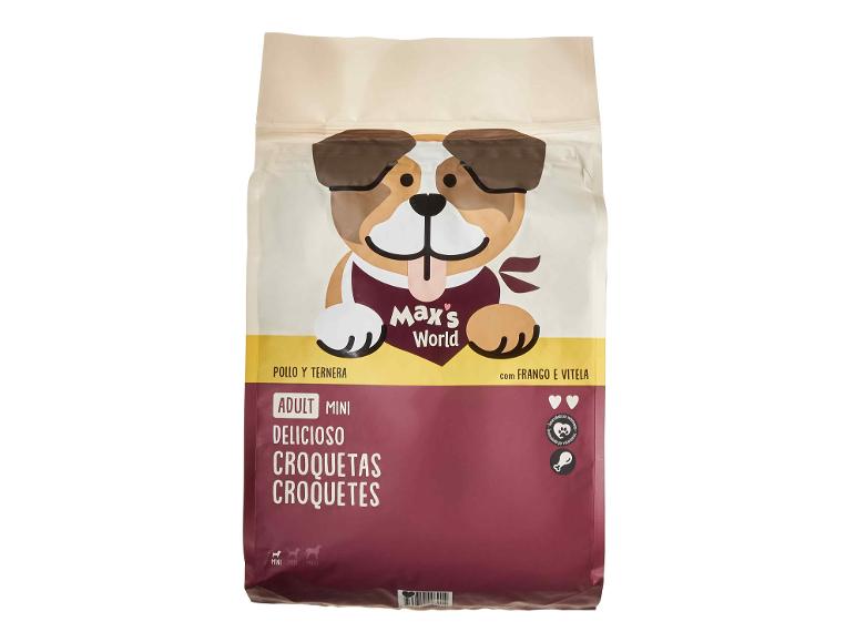 MAX & MILA'S WORLD - Croquetas para perro de pollo y ternera