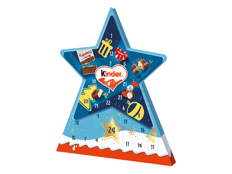 Calendario de adviento estrella