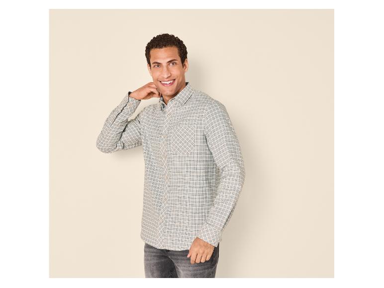 ESMARA MEN - Camisa casual de franela de hombre.