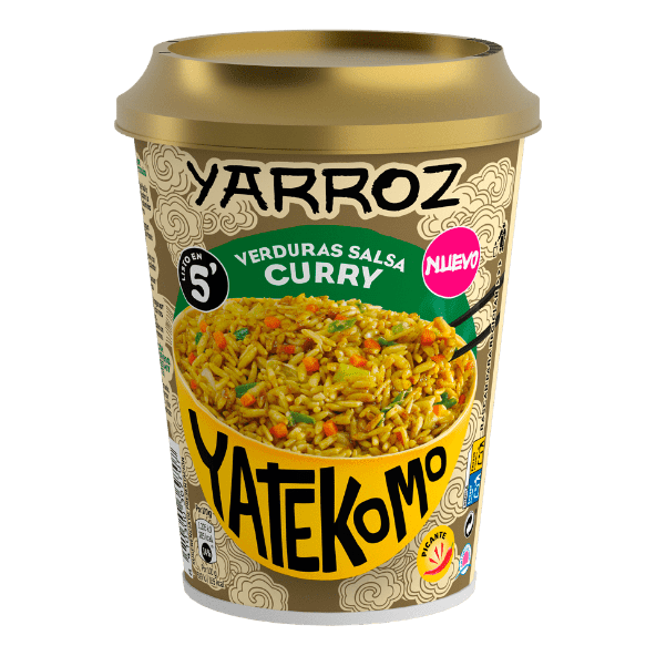 YATEKOMO® - Preparado oriental de arroz con verdura