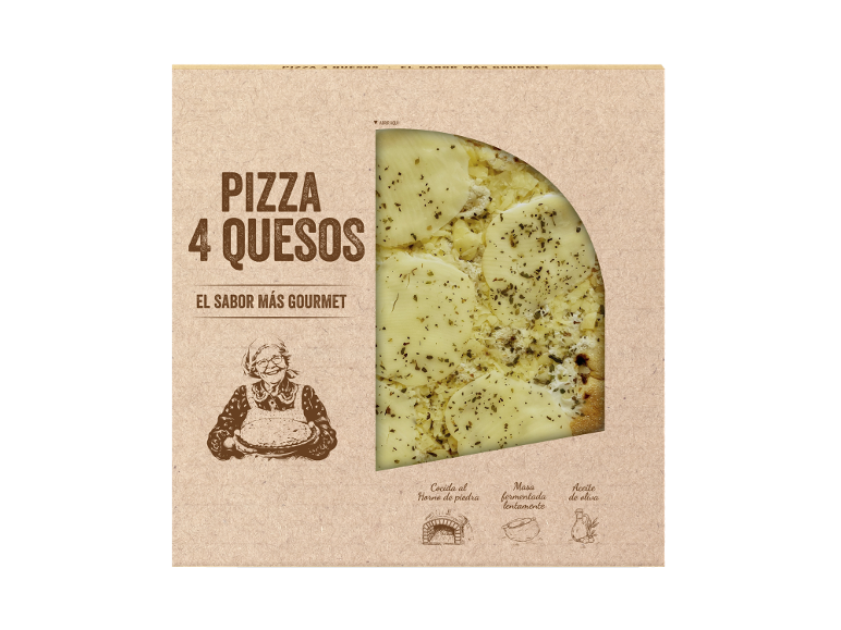 Pizza de 4 quesos