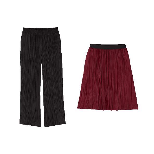 UP2FASHION® - Pantalón / Falda plisada