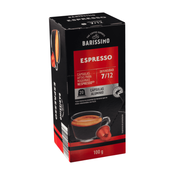 BARISSIMO® - Cápsulas café molido espresso