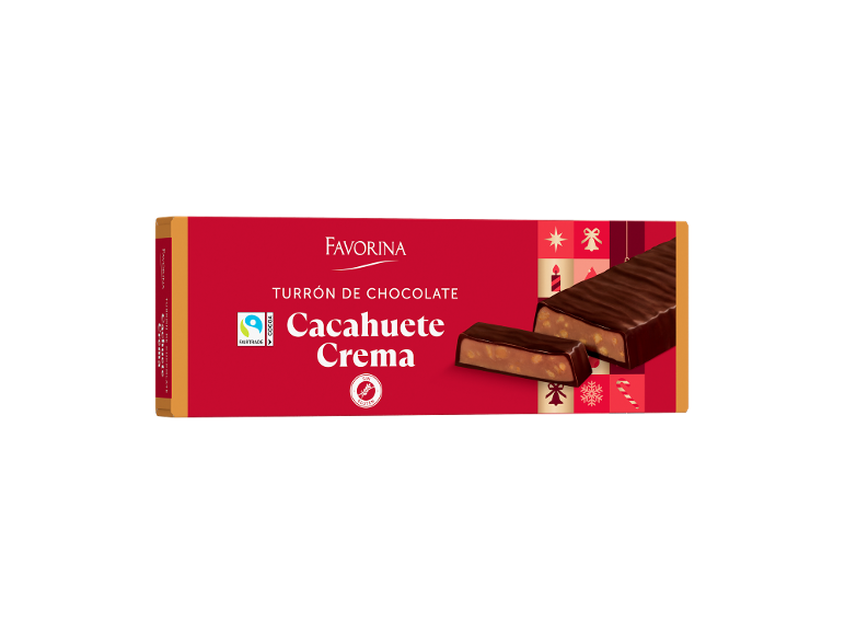 Favorina - Turrón praliné de cacahuete
