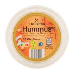 LA COCINA® - Hummus coco, chutney de mango y curry